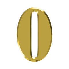 Fototapeta premium golden alphabet
