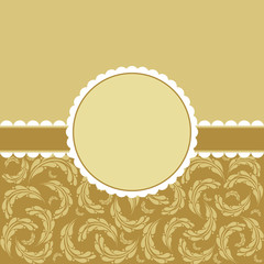 Beautiful floral greeting card.