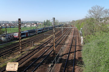 Voies ferr&eacute;es &agrave; Viry Ch&acirc;tillon
 