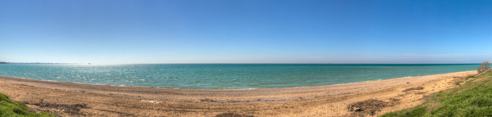 Fototapeta na wymiar panorama of the beach