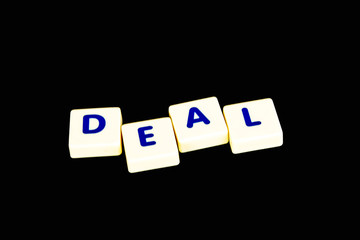 Deal text scrabble