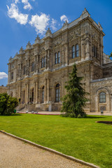 Fototapeta na wymiar Istanbul. Part of the facade of the Dolmabahce Palace 