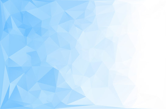 Blue White Polygonal Mosaic Background, Vector illustration,  Creative  Business Design Templates