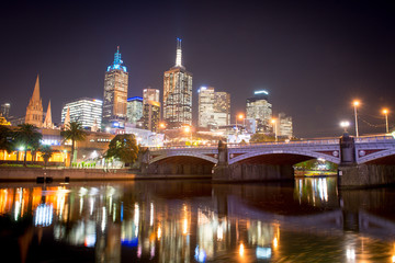 Melbourne en soirée