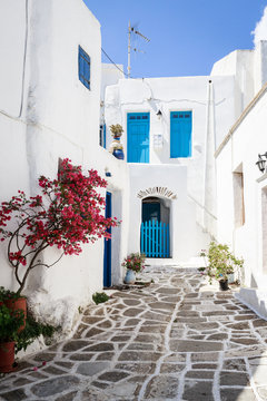 Lefkes village, Paros, Greece