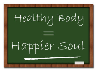 Healthy Body Happier Soul Classroom Board 