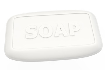 white soap