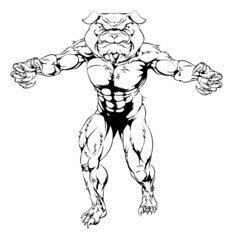 Bulldog sports mascot