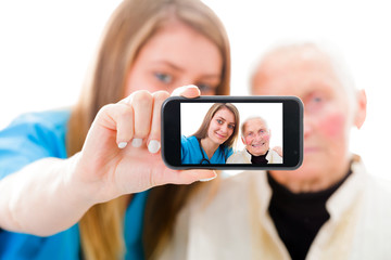 Sending feedback to family at home