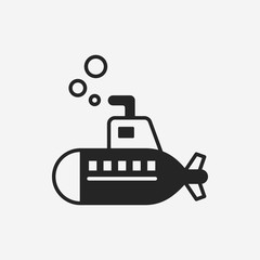 Obraz premium submarine icon
