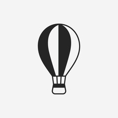 Obraz premium hot air balloon icon