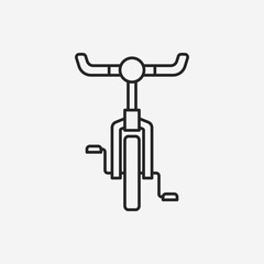 bicycle line icon