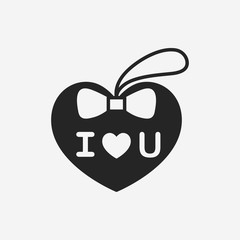 valentines tag icon