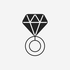 diamond ring icon