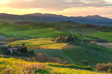 Beautiful image of the Tuscany countryside