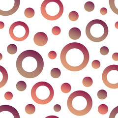 Seamless geometric circle pattern