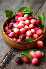 Karanda fruit, Carissa carandas.