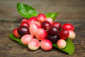 Karanda fruit, Carissa carandas.