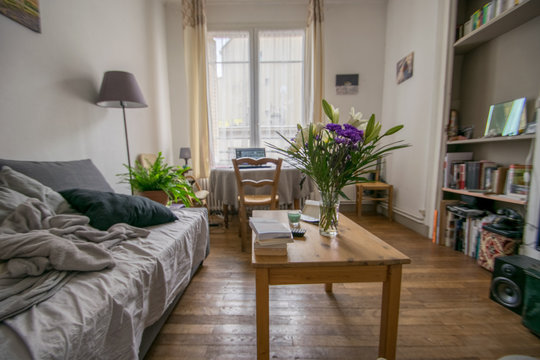 Un joli bouquet dans le salon