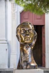 Sophia de Mello Breyner Andresen at the Miradouro da Graca viewi