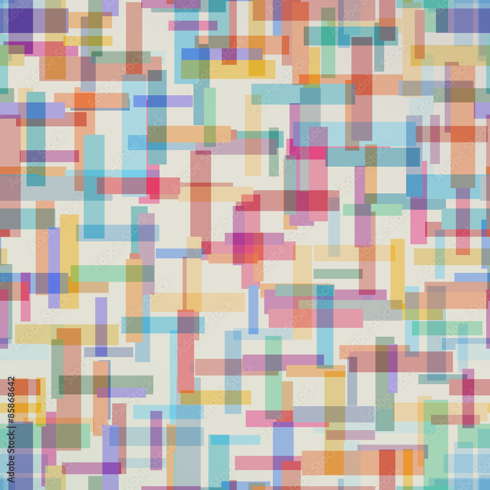Poster colorful abstract pattern from rectangle shape. vector