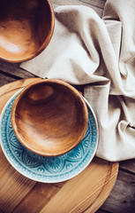 Rustic dishes