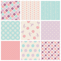 set of seamless patterns