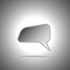 Naklejka premium speech bubble