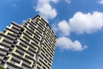 Fototapeta premium 幕張ベイタウンの高層マンション