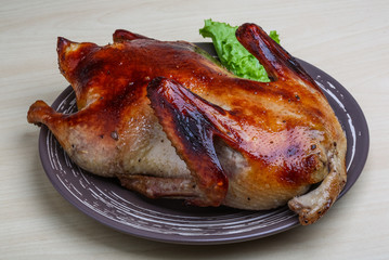 Roasted duck