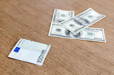 strength of the dollar against the euro