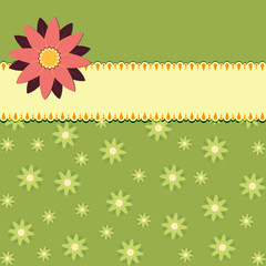 Floral Green background