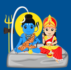 Shiva and Parvati - The Himalayan God and Goddess