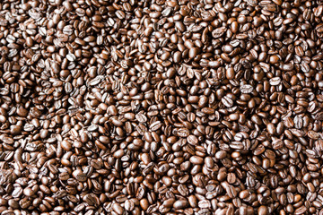 Coffee beans background
