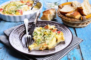 Casserole with vegetables