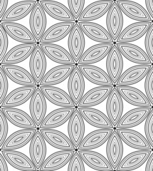 Vector seamless pattern. Repeating floral texture