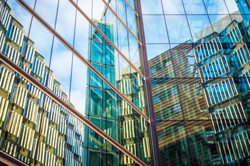 Reflections of more architecture in London