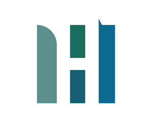 H Square Letter Logo