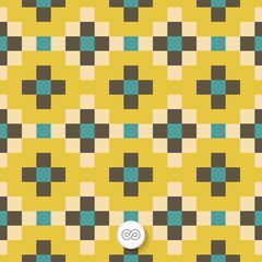 Seamless geometric background. Mosaic. 