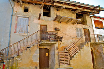 Naklejka premium VIEUX VILLAGE CAMPAGNE 1