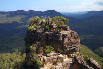 Fototapeta na wymiar The Blue Mountains in New South Wales, Australia