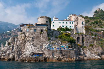 Naklejka premium Amalfi Coast View, Italy