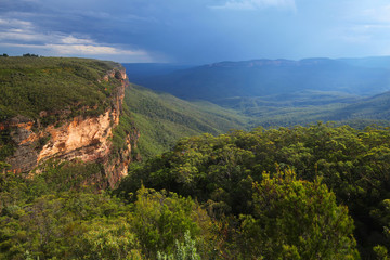Fototapeta na wymiar The Blue Mountains in New South Wales, Australia