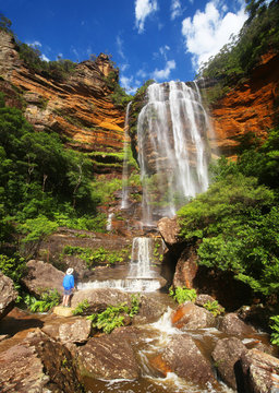 Wentworth Falls in the Australian Blue Mountains
