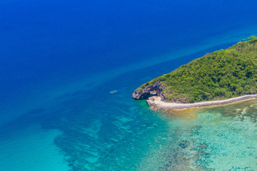 aerial view of Boracay island, Philippines