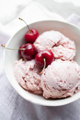 Cherry ice cream