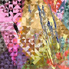 Plakaty  abstrakcyjne geometryczne hipster tło, z geometrycznymi formami, wektor