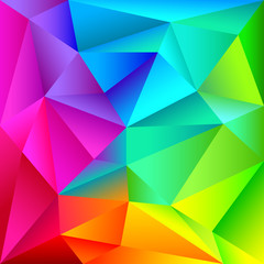 Fototapeta premium Colorful geometric shapes pattern