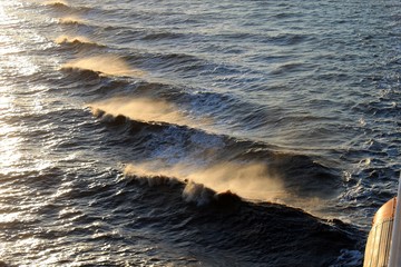 Nordseewellen vor Hull in England.