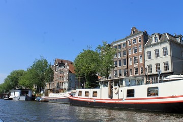Stadtansichten von Amsterdam.